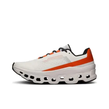 On Running CloudmOnster Undyed White Flame Women's