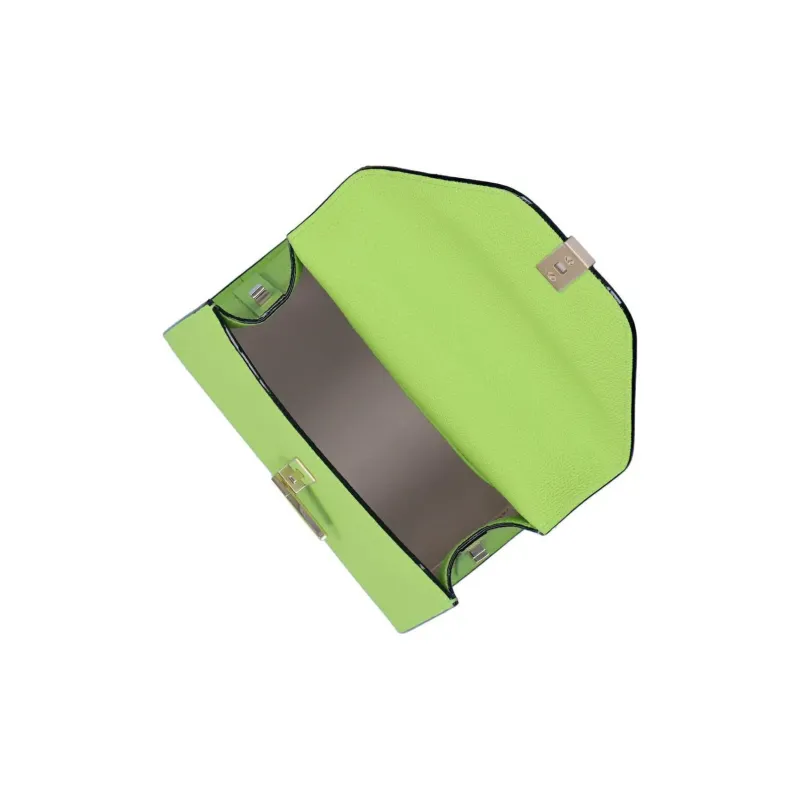Valextra Calfskin Shoulder Bag, Crossbody Bag, Handbag Mini Women's Green-2