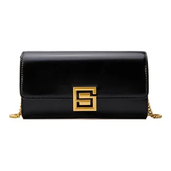DAPHNE PU Handbag, Shoulder Bag Regular Women's Black/Brown
