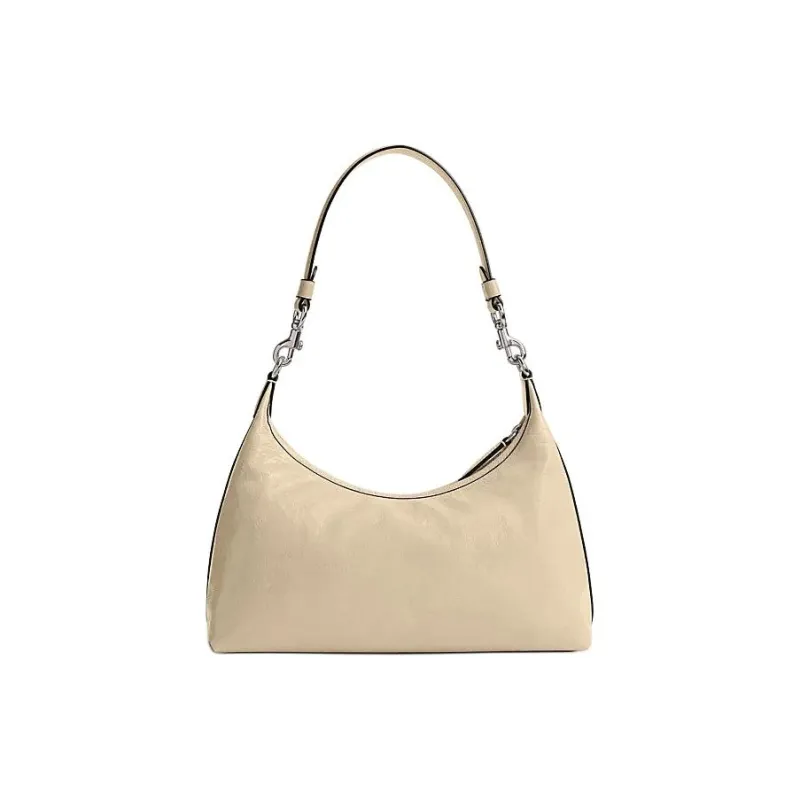COACH Juliet Cow Leather Portable Crossbody Bag, Shoulder Bag Tubas Women's Ivory-2