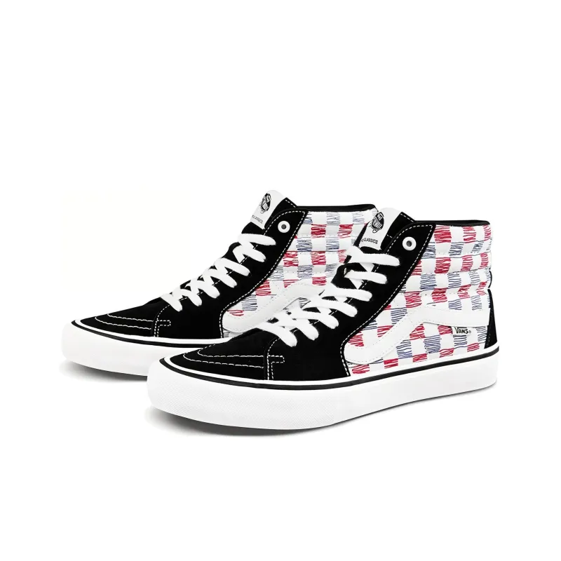 Sk8 Vans Hi Pro 'Sketch Checkerboard'-1