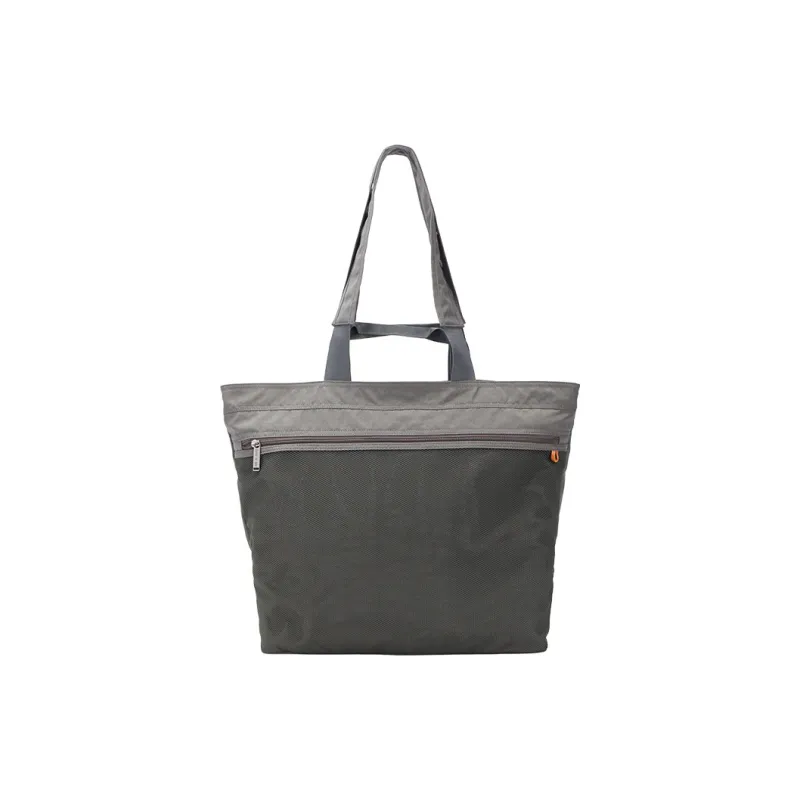 SONG OF JOY Water Repellent Techwear Nylon Unisex One Shoulder Tote Large Size Unisex Step Green/Humorous Black-9