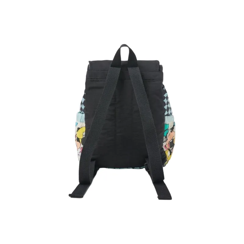 Disney Nylon Abrasion Resistant Backpack Regular Unisex Black-2