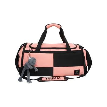 NIGEER Oxford Gym Bag Medium Size Unisex Pink/Purple/Yellow/Red/Black/White/Turquoise/Blue