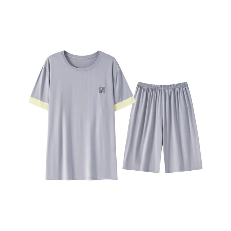 Close fitting Areas Pajama Set Men's-0