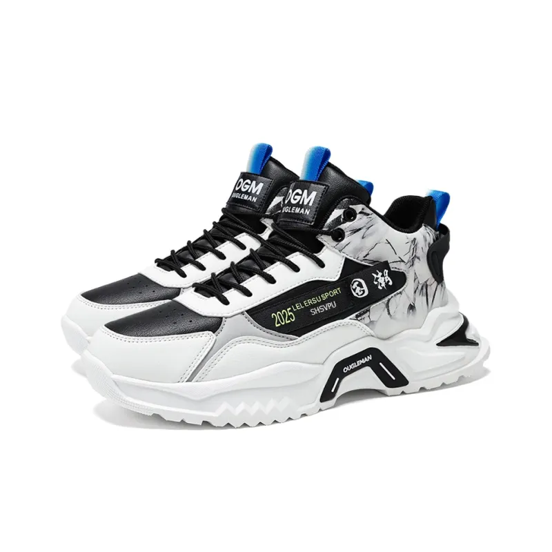 OUGLEMEN Anti-Slip And Wear-Resistant Height Increasing Low-Top Casual Shoes Men's-13