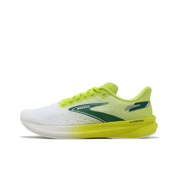 Brooks Hyperion Cushioning Wear Resistant Low Top Running Shoes Men's Yellow Green
