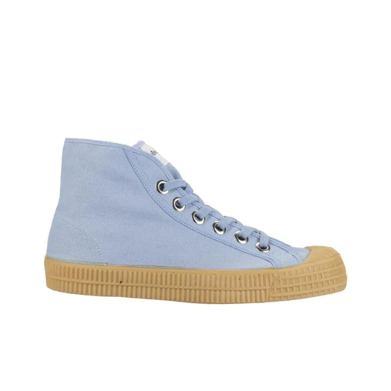 Novesta Canvas Shoes Unisex High-Top Blue-1