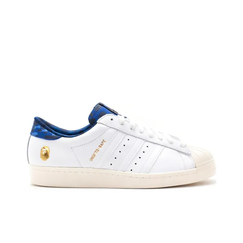 Adidas Superstar 80s Undefeated Bape White-1