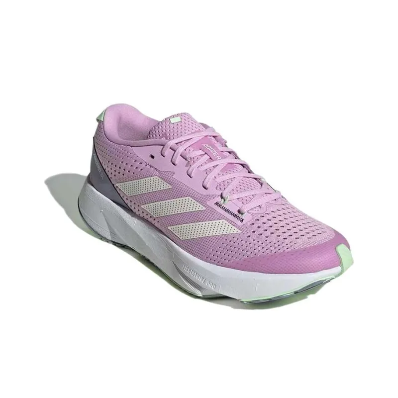 Adidas Adizero SL Cushioning, Wear Resistant Low Top Running Shoes Women's Pink-2