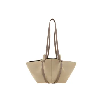 YUZEFI Calfskin One Shoulder Handbag Women's Sand