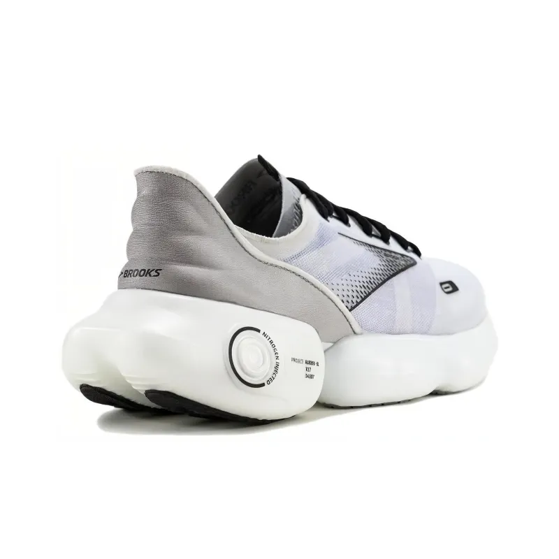 Brooks Aurora BL Anti Slip Wear Resistant Low Top Running Shoes Men's Light Gray-2