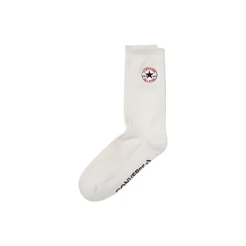 Converse Mid-Calf Socks Unisex 2 Pack White