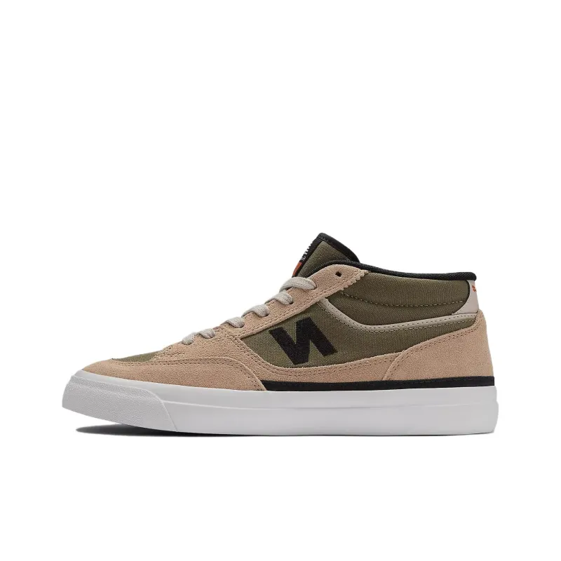 New Balance NB Numeric Series Skateboard Shoes Unisex Mid Top Brown Green-0
