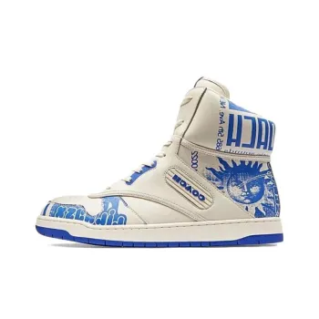 LIL NAS x COACH C202 High Top Skateboard Shoes Men's Blue White