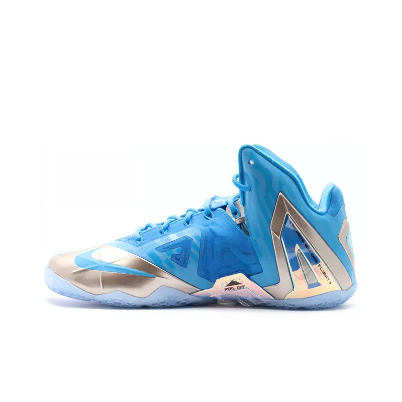 Nike LeBron 11 Elite Maison 3M Blue-3