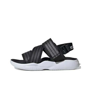 Adidas 90s Sandal Velcro Casual Black Gray White Sandals 'Black Grey White' Women's
