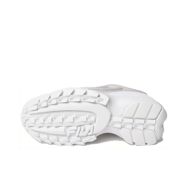FILA Disruptor 2 PREMIUM Cushioning Wear-Resistant Low-Top Running Shoes Women's Silver Gray-3