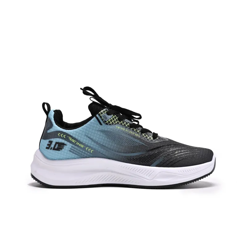 Crocodile Cushioned Slip-Resistant Breathable Lightweight Height Increasing Low-Top Running Shoes Men's-1