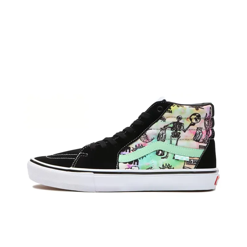 Vans Skate Sk8 Hi Shroom Doom Black Green-0