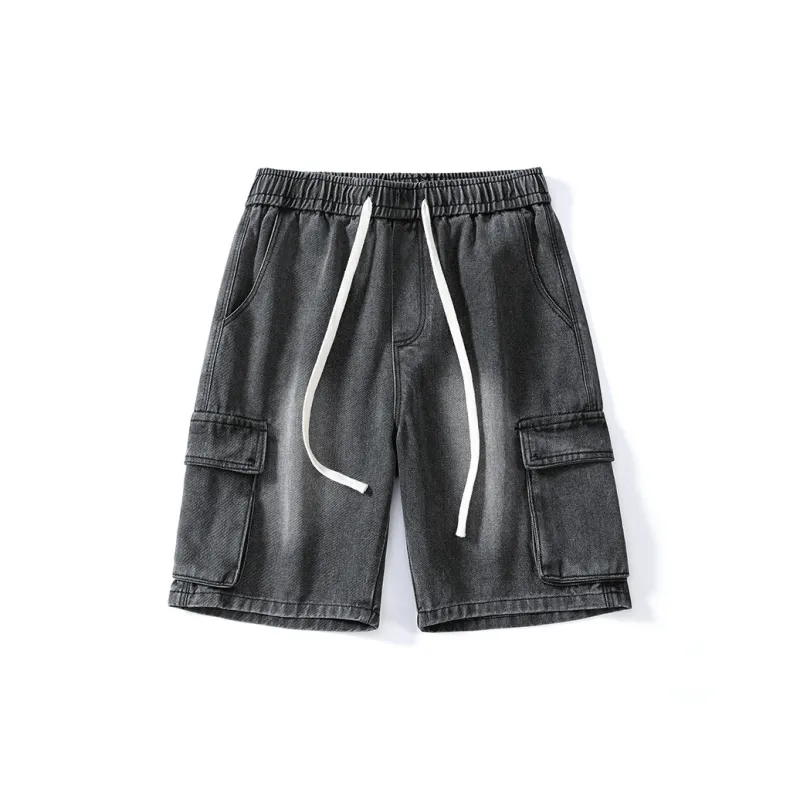 FALIAMS Denim Shorts Unisex-9