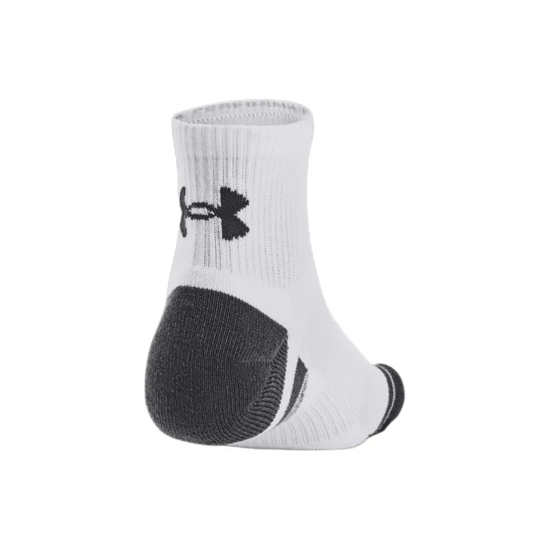 Under Armour Performance Tech Ankle Socks Unisex 3 Pack White-2