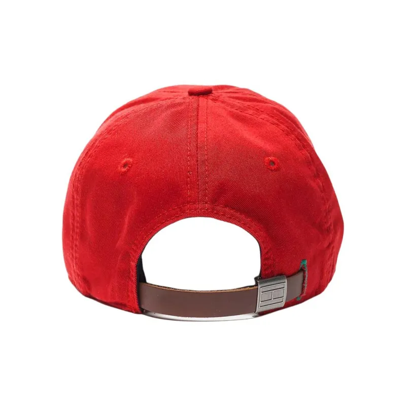 Tommy Hilfiger Cotton Baseball Caps Unisex Red-2