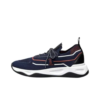 BERLUTI Shadow Low-Top Casual Shoes Men's Blue