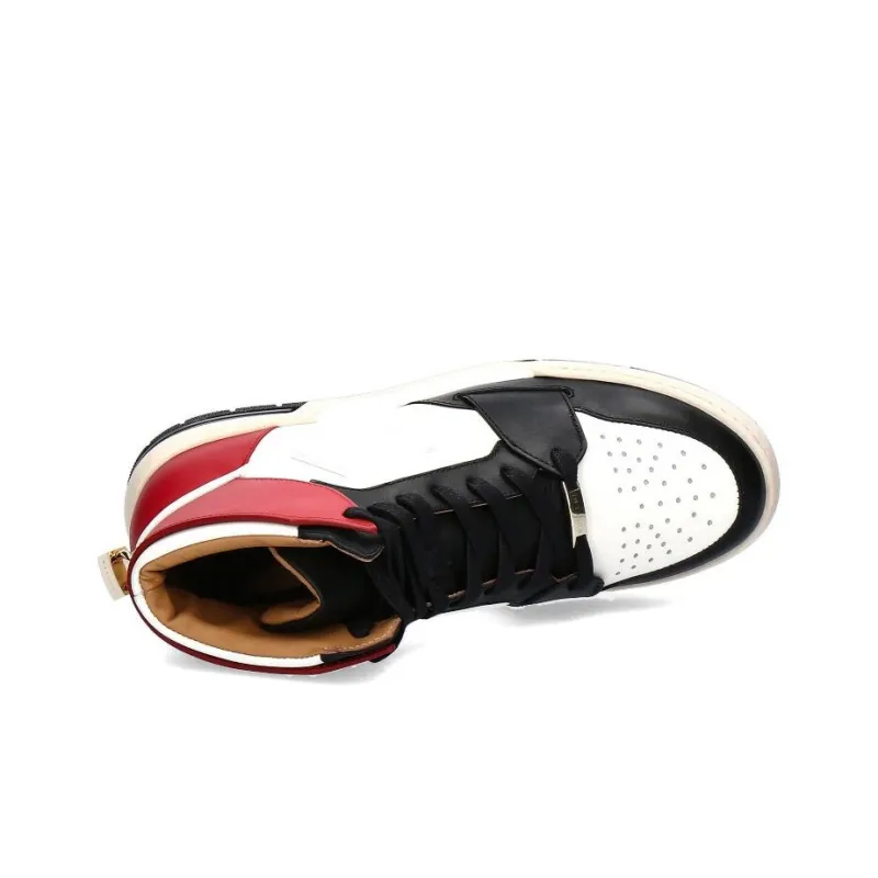 Buscemi High-Top Skateboard Shoes Unisex Red-3
