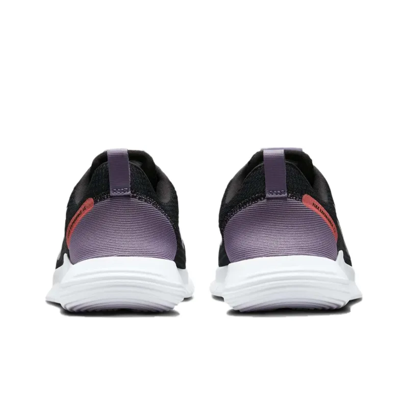 Nike Flex Experience Run 12 Black Daybreak Bright Crimson Metallic Silver Women's-3