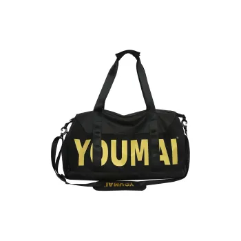 HCXK Nylon Gym Bag Medium Size Unisex Black/Yellow/Khaki/Pink/Purple