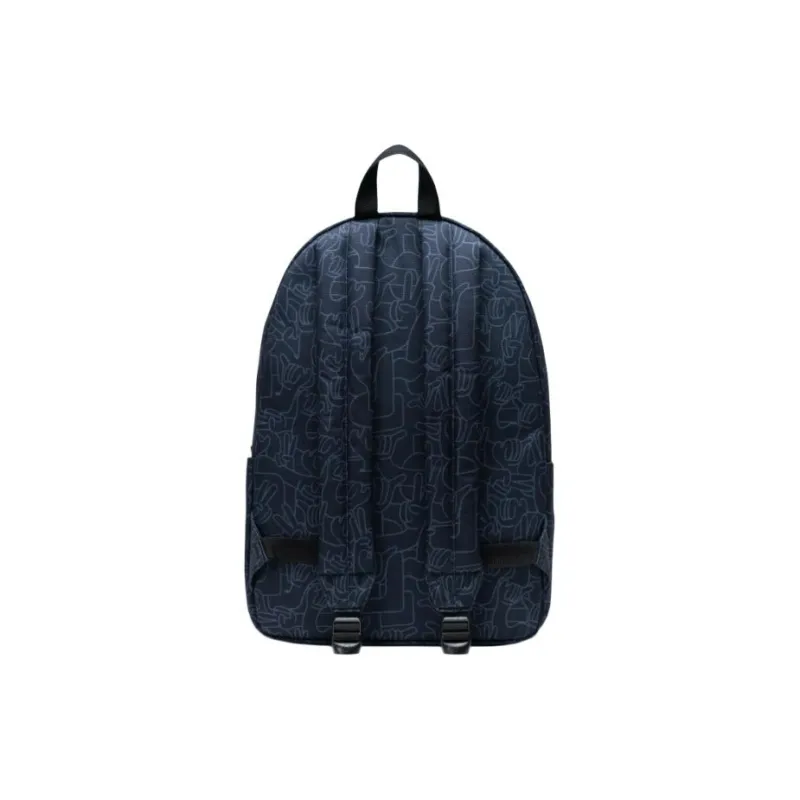 Herschel Polyester Backpack Extra Large Unisex Navy Blue-2