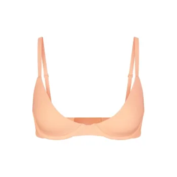SKIMS FITS EVERYBODY PLUNGE BRA Bra Women's 1 Pack Faded Nectar