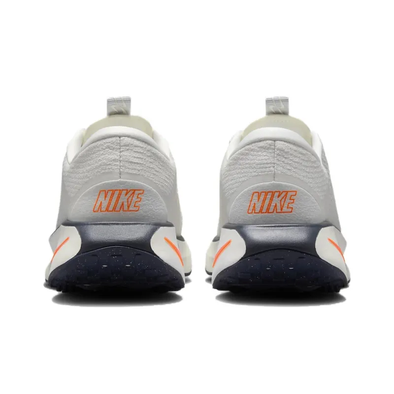 Nike Motiva Cushioning, Wear Resistant Low Top Running Shoes Men's White Orange-3