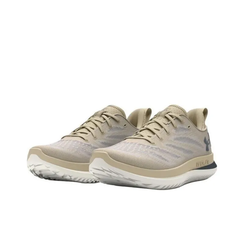 Under Armour Cushioned Slip-Resistant Low-Top Casual Running Shoes Men's Gray Brown-3