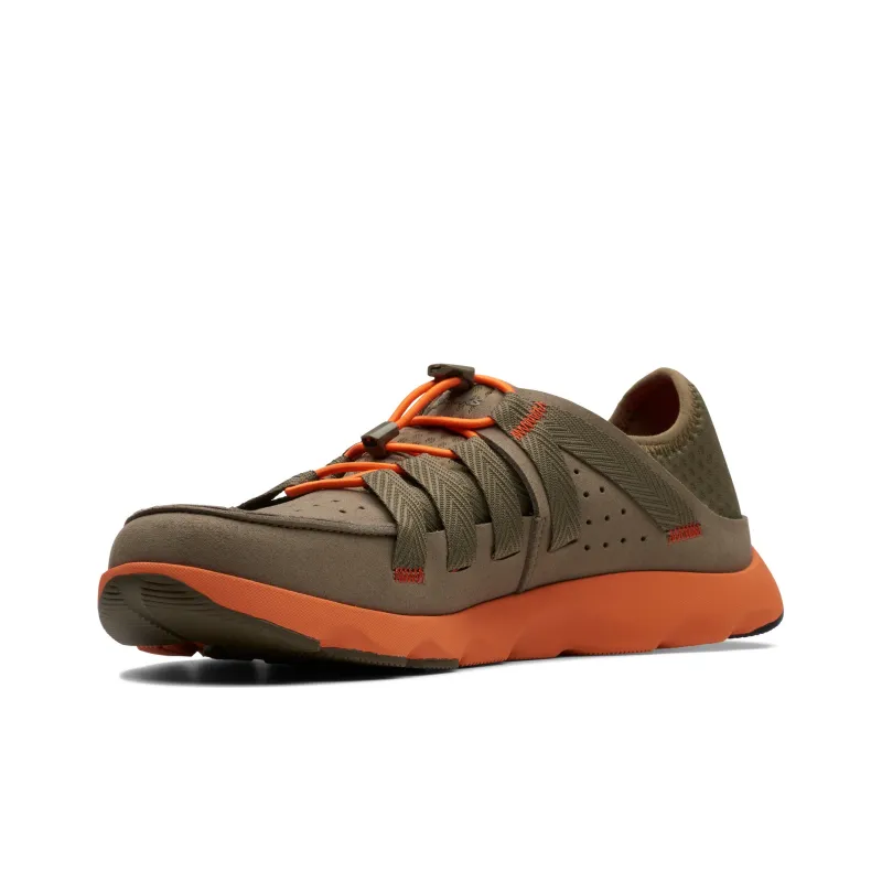 Clarks Men's Casual Shoes Men Low Top Olive Green-1