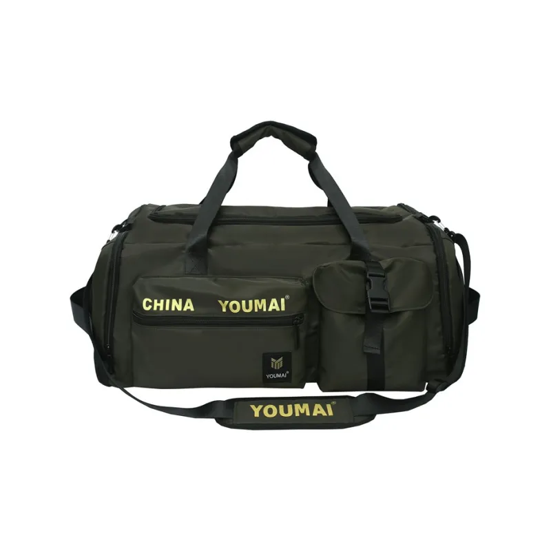 NIGEER Nylon Gym Bag Large Size Unisex Red/Army Green/Yellow/Khaki/Black/Blue/Pink-2