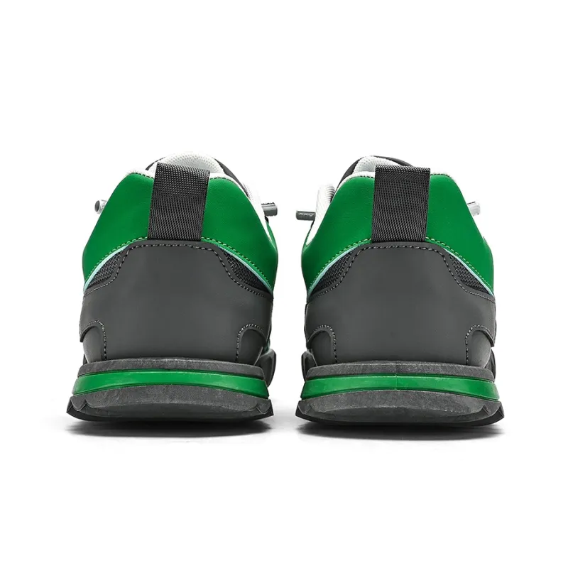 Binary Low Top Casual Shoes Men's Gray Green-5