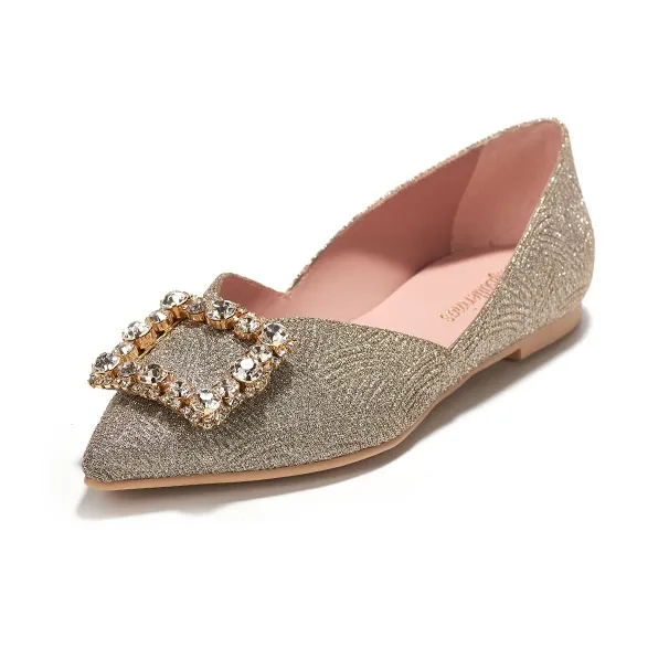 PrettyBallerinas Loafers Women's Gold-1