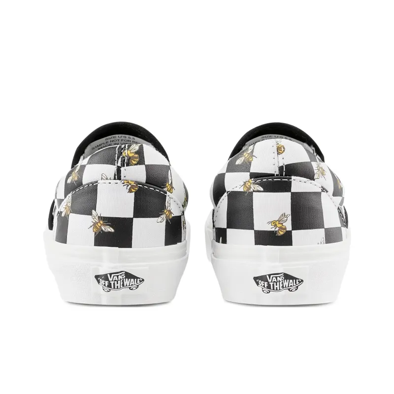 Vans Classic Slip On Bee Check 'Black White'-3
