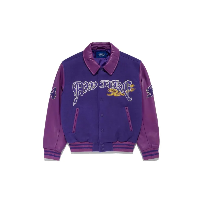 Awake NY Varsity Felted Bomber Jacket-1