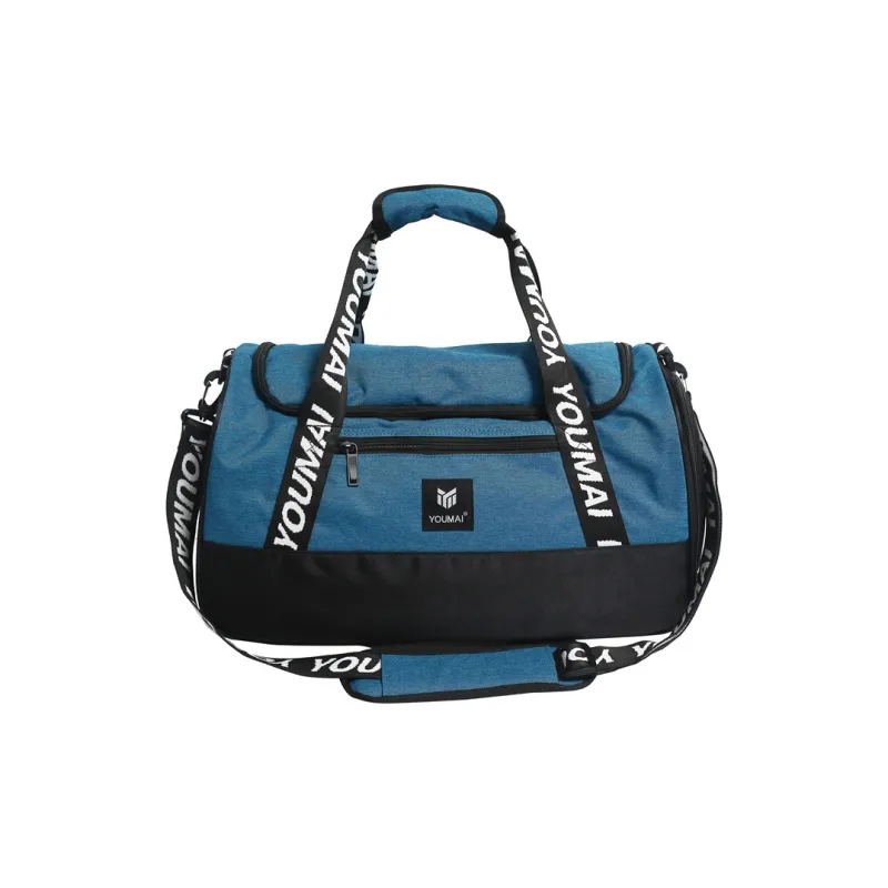 NIGEER Oxford Gym Bag Medium Size Unisex Black/Purple/Pink/Brick Red/Gray/Blue-17