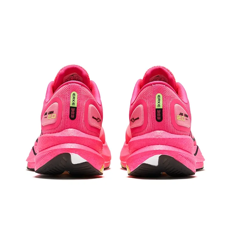 Erke Dust 2.0 Cushioning Rebound Low Top Casual Running Shoes Men's Honey Dragon Fruit-3