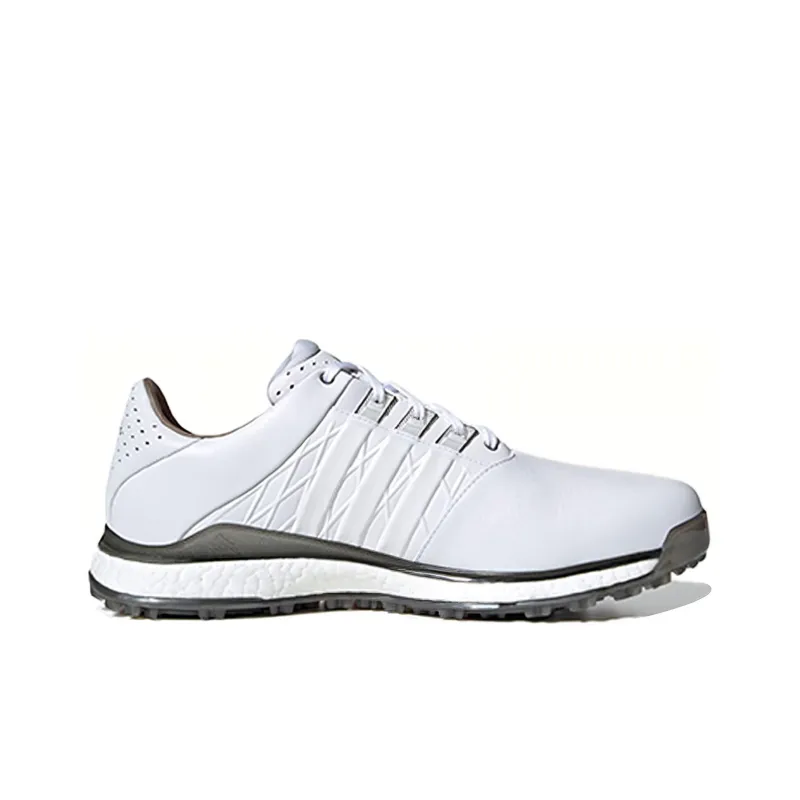 Adidas Tour360 XT SL Spikeless 2.0 Wide Golf Shoes 'Cloud White Dark Silver Metallic'-1