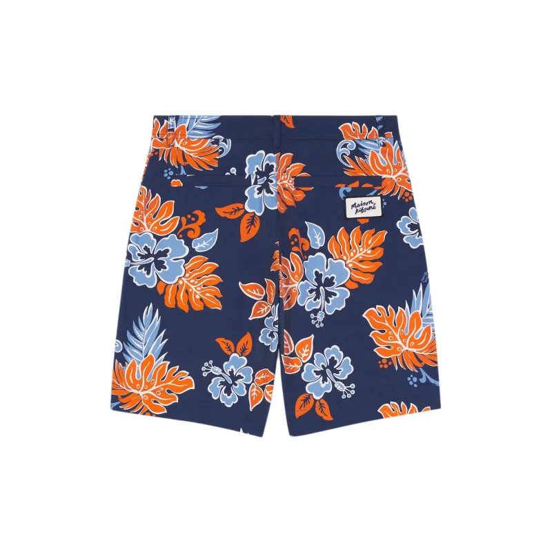 Maison Kitsune Floral Printed Board Shorts-1