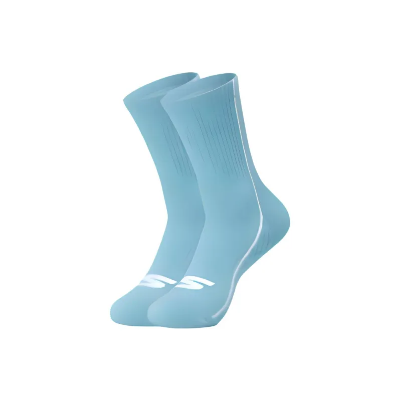 Skechers Colorful Mid Calf Socks Unisex 1 Pack Sapphire Blue-2