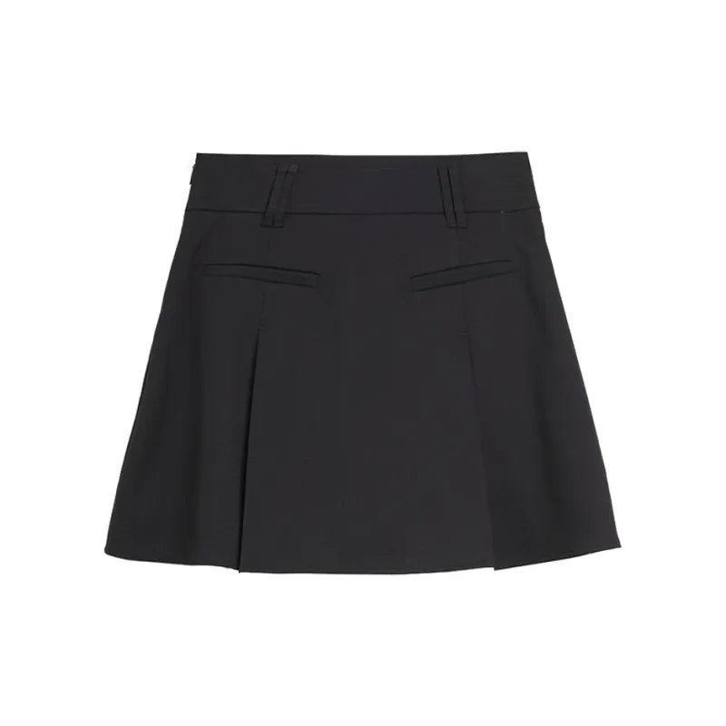 ELLE Casual Short Skirts Women's Black-1