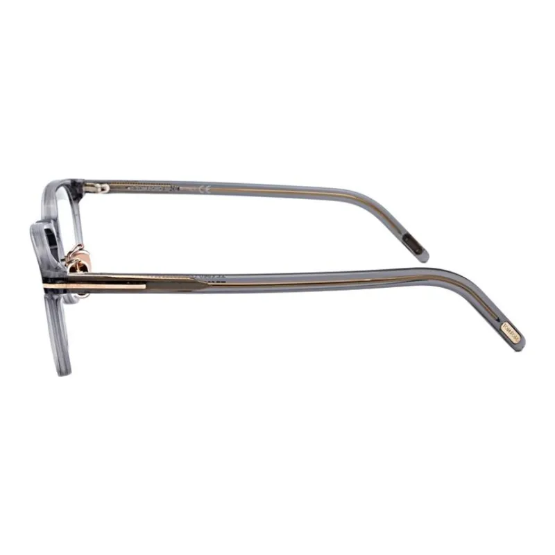 TOM FORD Plastic Square Eyeglass Frames Unisex Brown-1
