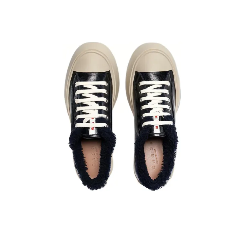 MARNI Pablo Stylish Skateboarding Shoes Women's Black-4