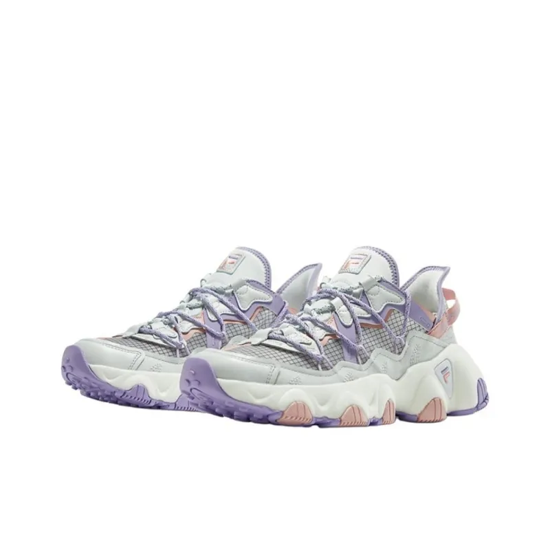 FILA FUSION Fila Jagger Vntg Running Shoes Gs Pink/Purple Women's-2